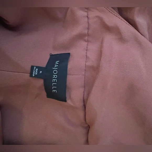 Majorelle Nelly dress in brown satin 🤎 - Picture 2 of 3